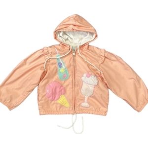 Vintage 90s Chunky pastel pink lightweight jacket